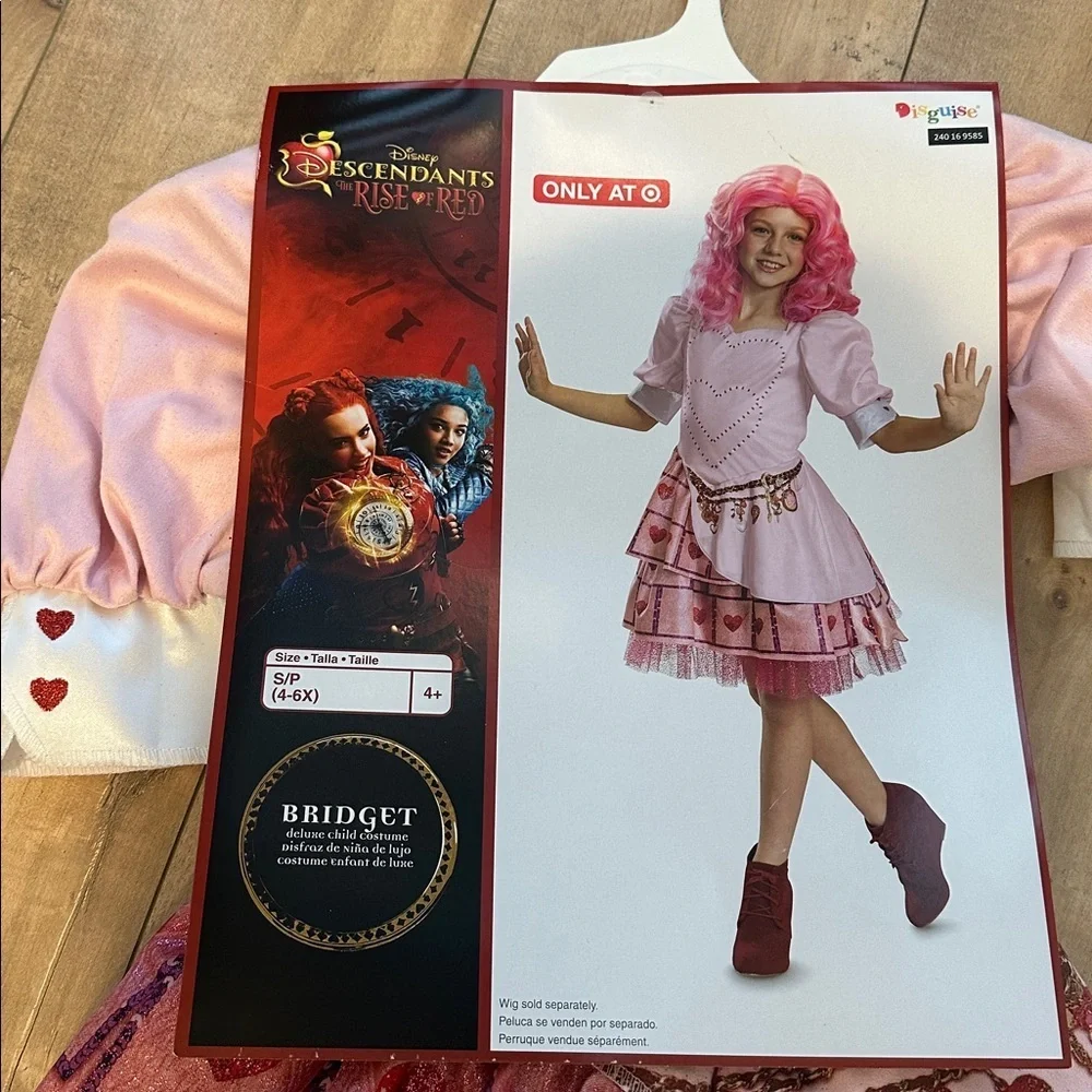 NWT Descendants: The rise of Red Bridget Deluxe Kids Halloween Costume Kids Sz S - Picture 7 of 10